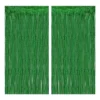 Tinsel Curtain Green, Set of 2