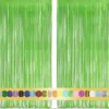 Tinsel Macaron Green, 2 Pieces
