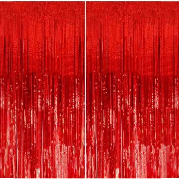 Lametta Rot, 2 Stück