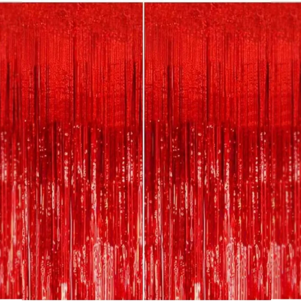 Lametta Rot, 2 Stück