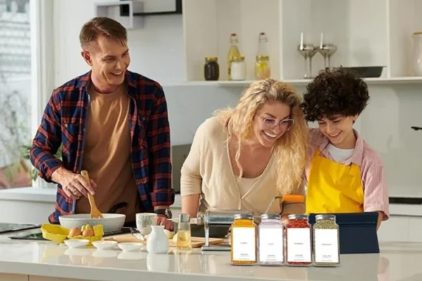 Etiketten 288 Stück, rund & rechteckig, Weiß