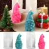 Montegoni 3D Silikonform Weihnachtswichtel – Kerzengießform für DIY