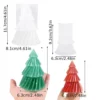 Weihnachtsbaum-Gießformen, 2 Stück