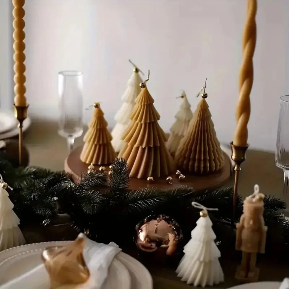 Weihnachtsbaum-Gießformen, 2 Stück