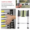 Teleskopleiter gerade, 3,2 m