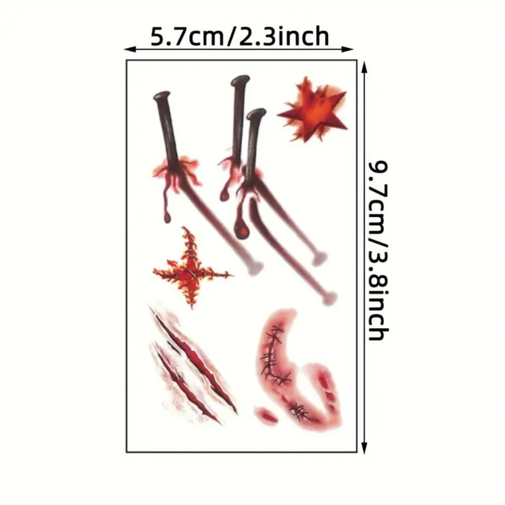 Halloween-Tattoos, 30 Stück