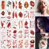 Halloween-Tattoos, 30 Stück