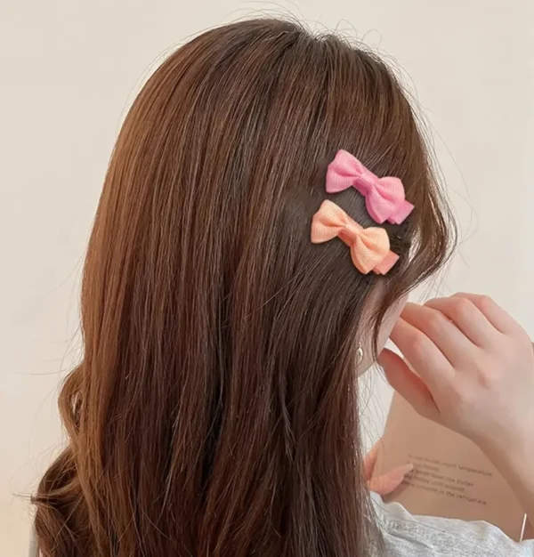 Haarspangen mit Schleife, 30 Stück