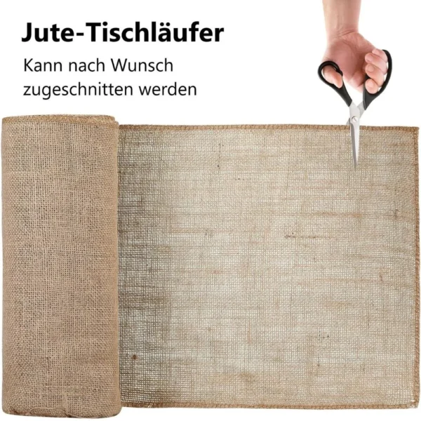 Jute Table Runner, 30 × 1000 cm