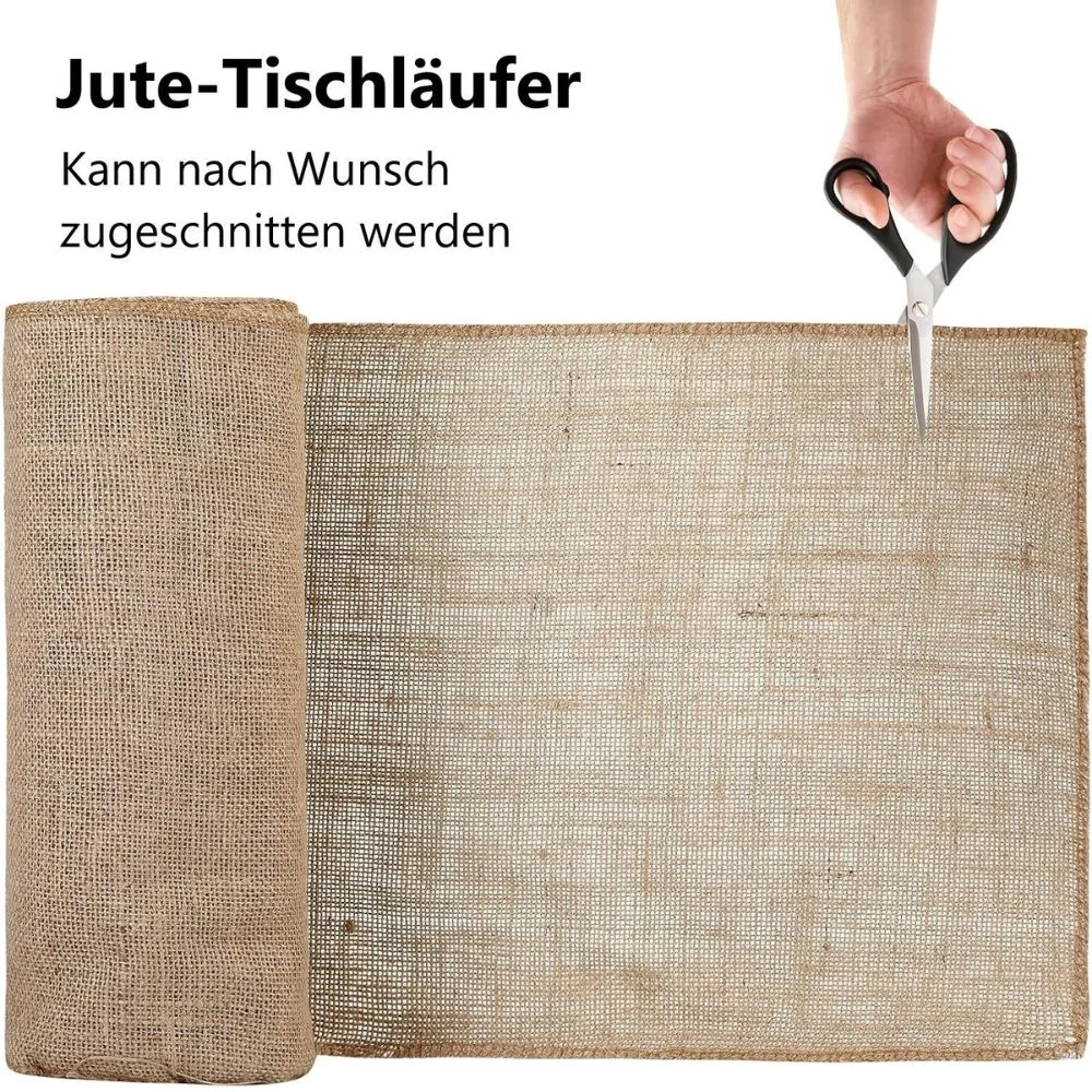 Jute Table Runner, 30 × 1000 cm