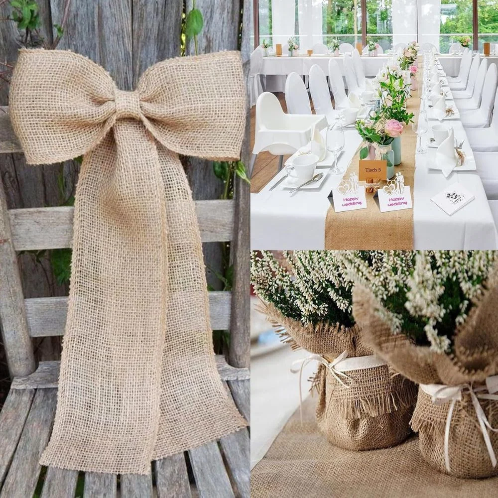 Jute Table Runner, 30 × 1000 cm