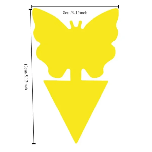 Yellow Sticky Insect Traps, 36 Pieces