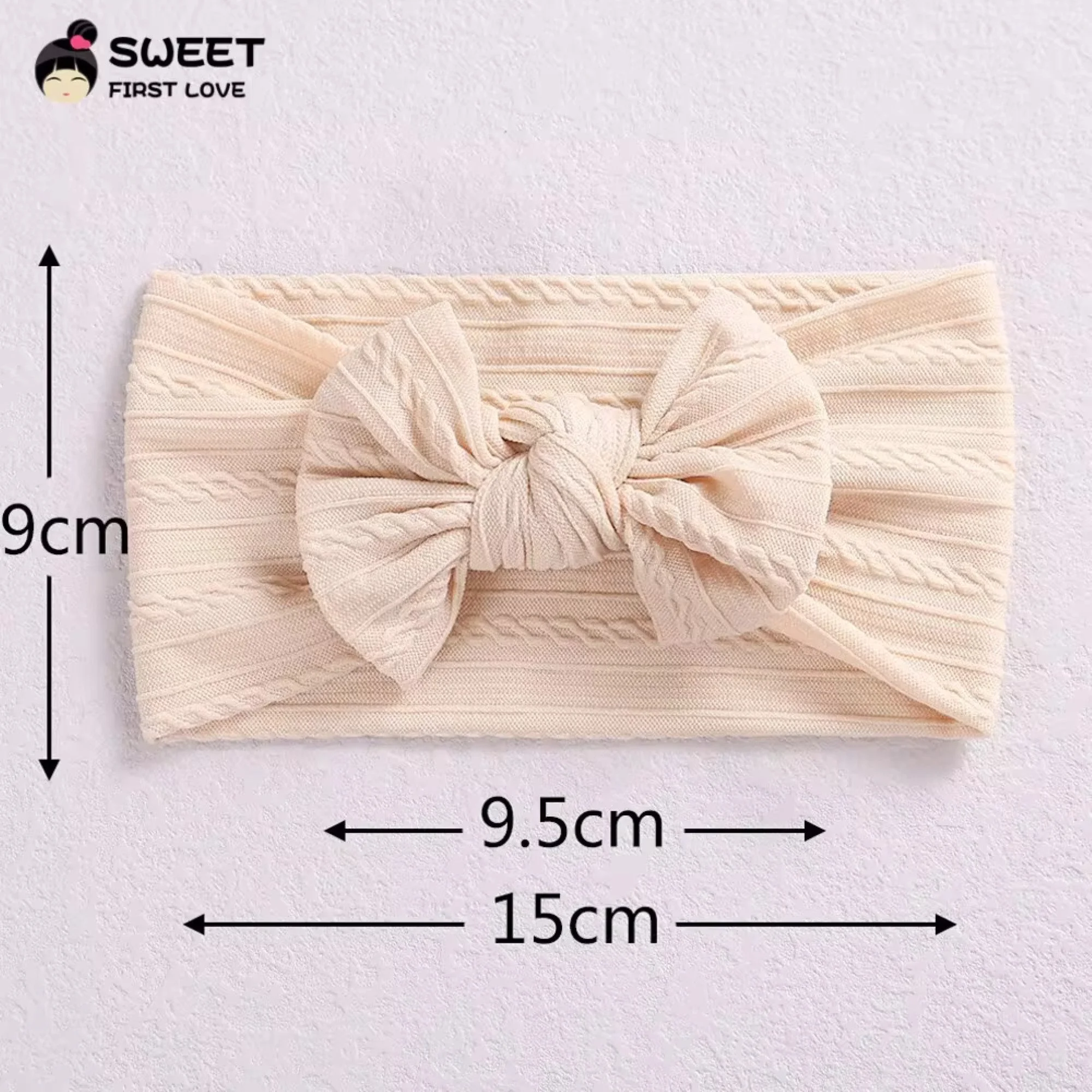 Baby-Turban-Stirnbänder für Neugeborene, 3 Stück
