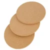 Round Cork Coasters, Ø 19 cm, 3 Pieces