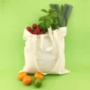 Montegoni Baumwolltasche 3er Pack – 34 × 40 cm, Natur, lange Henkel
