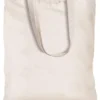 Montegoni Baumwolltasche 3er Pack – 34 × 40 cm, Natur, lange Henkel