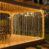 Lichtervorhang 3 × 3 m, PVC