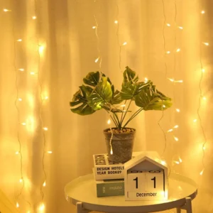 Lichtervorhang 3 × 3 m, PVC