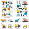 Wandsticker Baufahrzeuge, 5 Bögen
