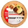 Backpapier rund, Braun, 50 Stück