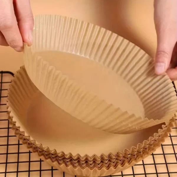 Backpapier rund, Braun, 50 Stück