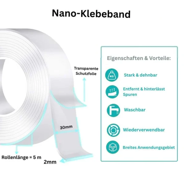 Nano-Klebeband 5 m