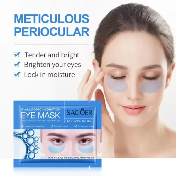 Eye Masks, Blue, 5 Pairs