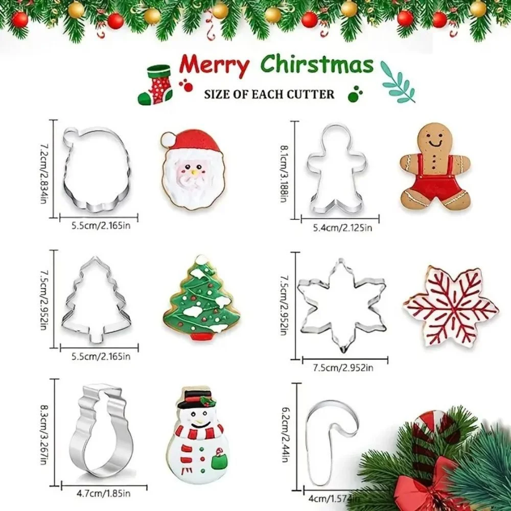 Weihnachts-Ausstechformen 6L