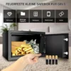 Elektronischer Safe mit Code, 8,5 l, Schwarz