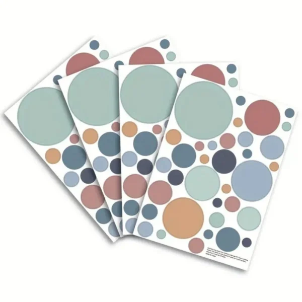 Wandsticker Polka Dots, 140 Stück