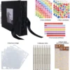 DIY Photo Album, Black, 29.5 × 21.0 × 3.4 cm