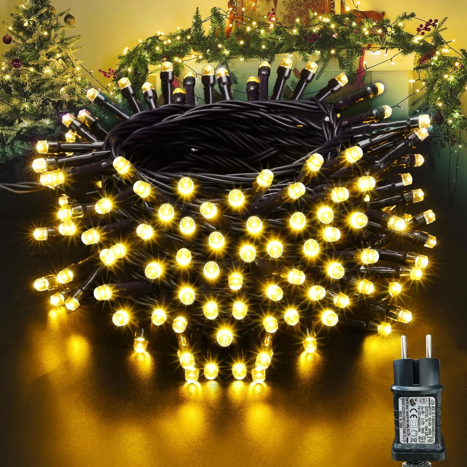 LED-Lichterkette 10 m, 100 LEDs