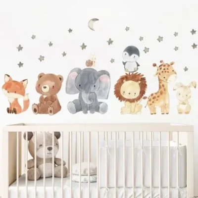 Wandsticker Afrikanische Tiere