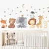 Wandsticker Tiere Wandsticker für Kinderzimmer Dekoration, Wandaufkleber