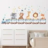 Wandsticker Tiere Wandsticker für Kinderzimmer Dekoration, Wandaufkleber