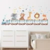 Wandsticker Tiere Wandsticker für Kinderzimmer Dekoration, Wandaufkleber