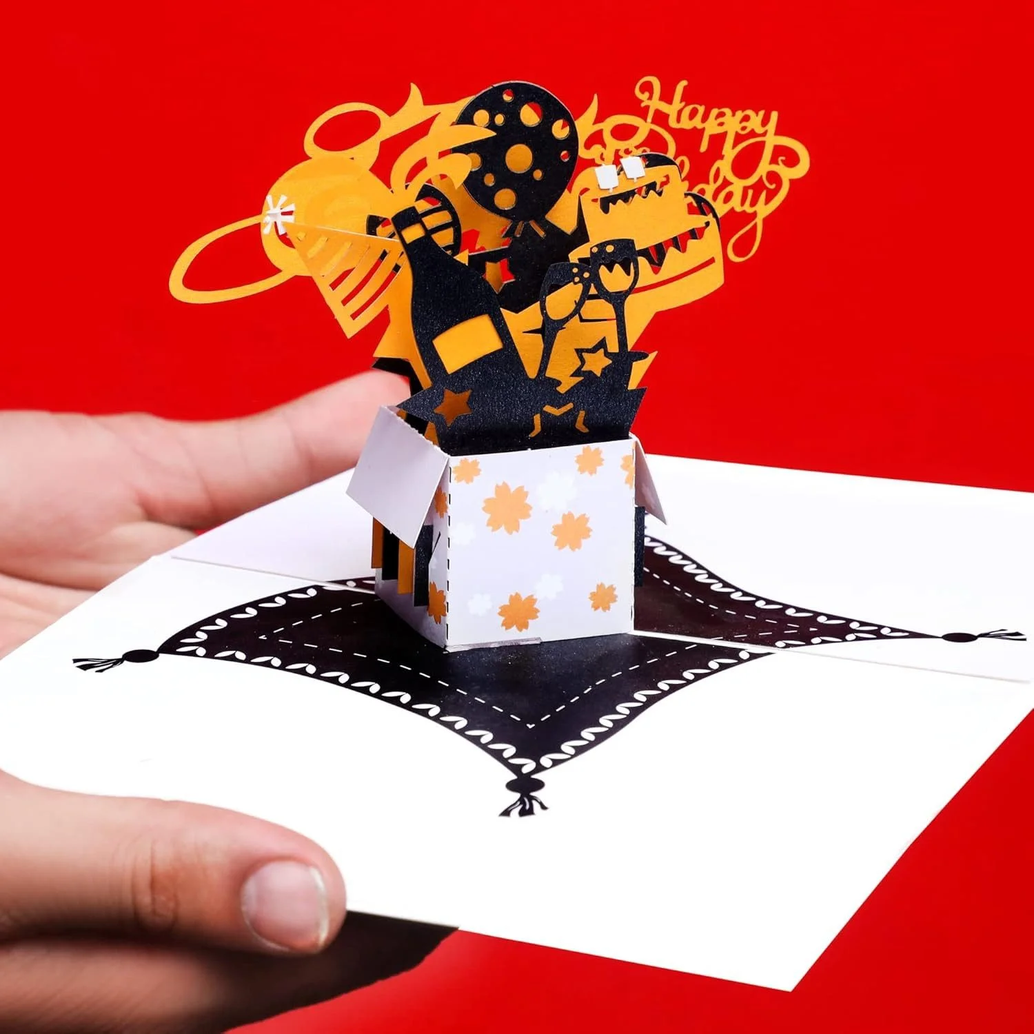3D-Pop-up-Geburtstagskarte