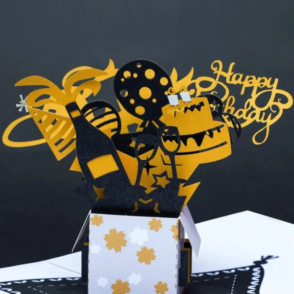 3D-Pop-up-Geburtstagskarte