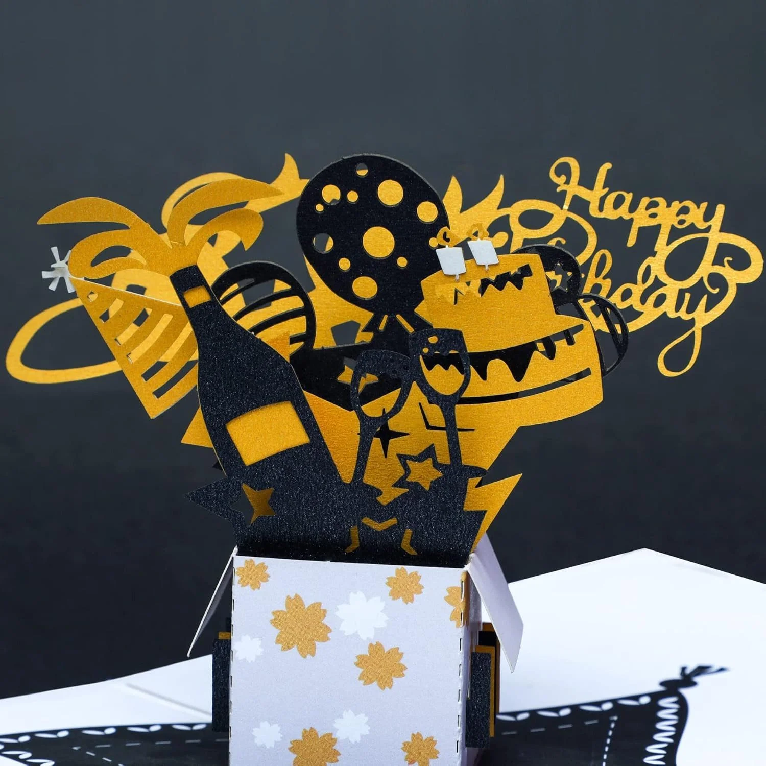 3D-Pop-up-Geburtstagskarte