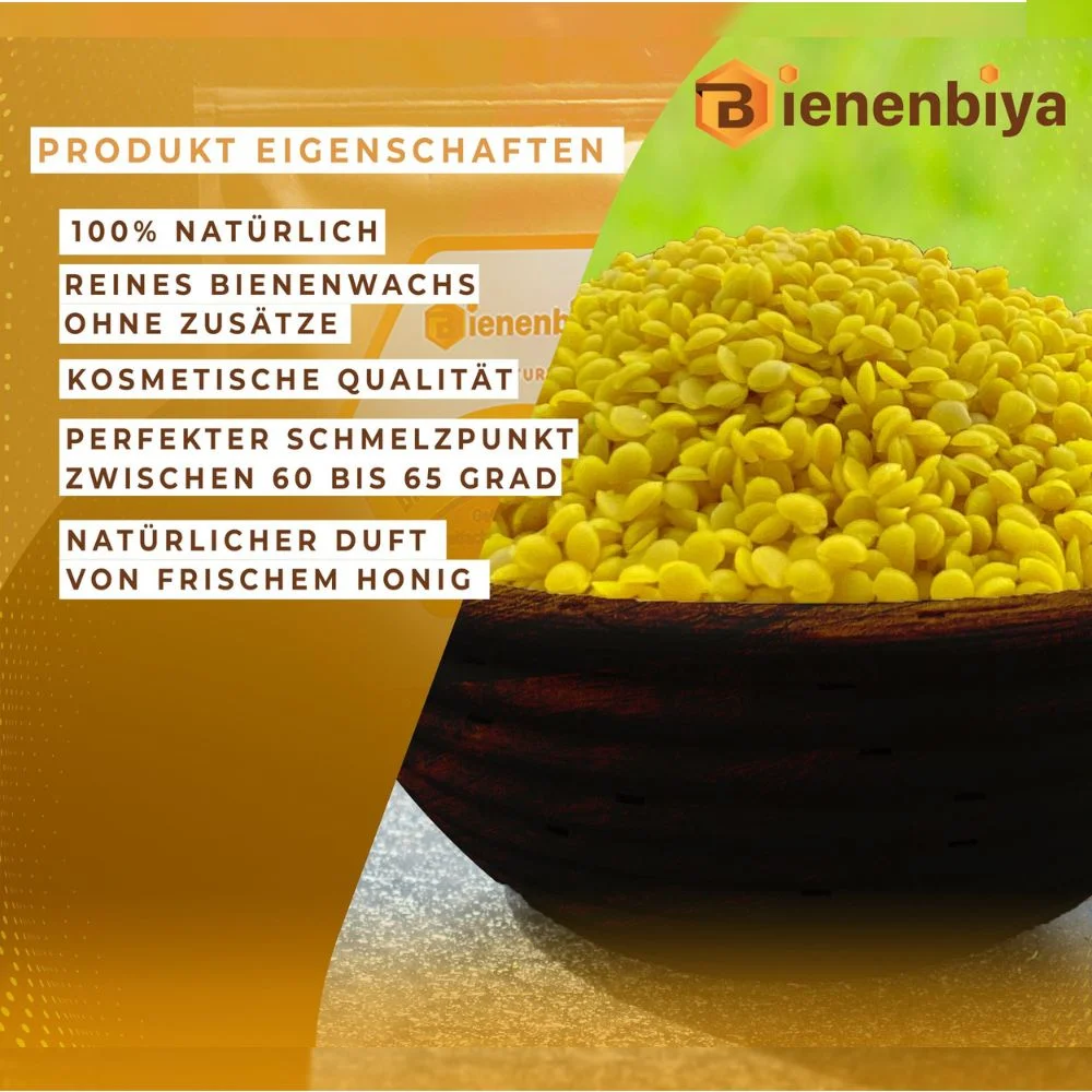 Bienenwachs-Pastillen, 200 g, 100 % Bienenwachs