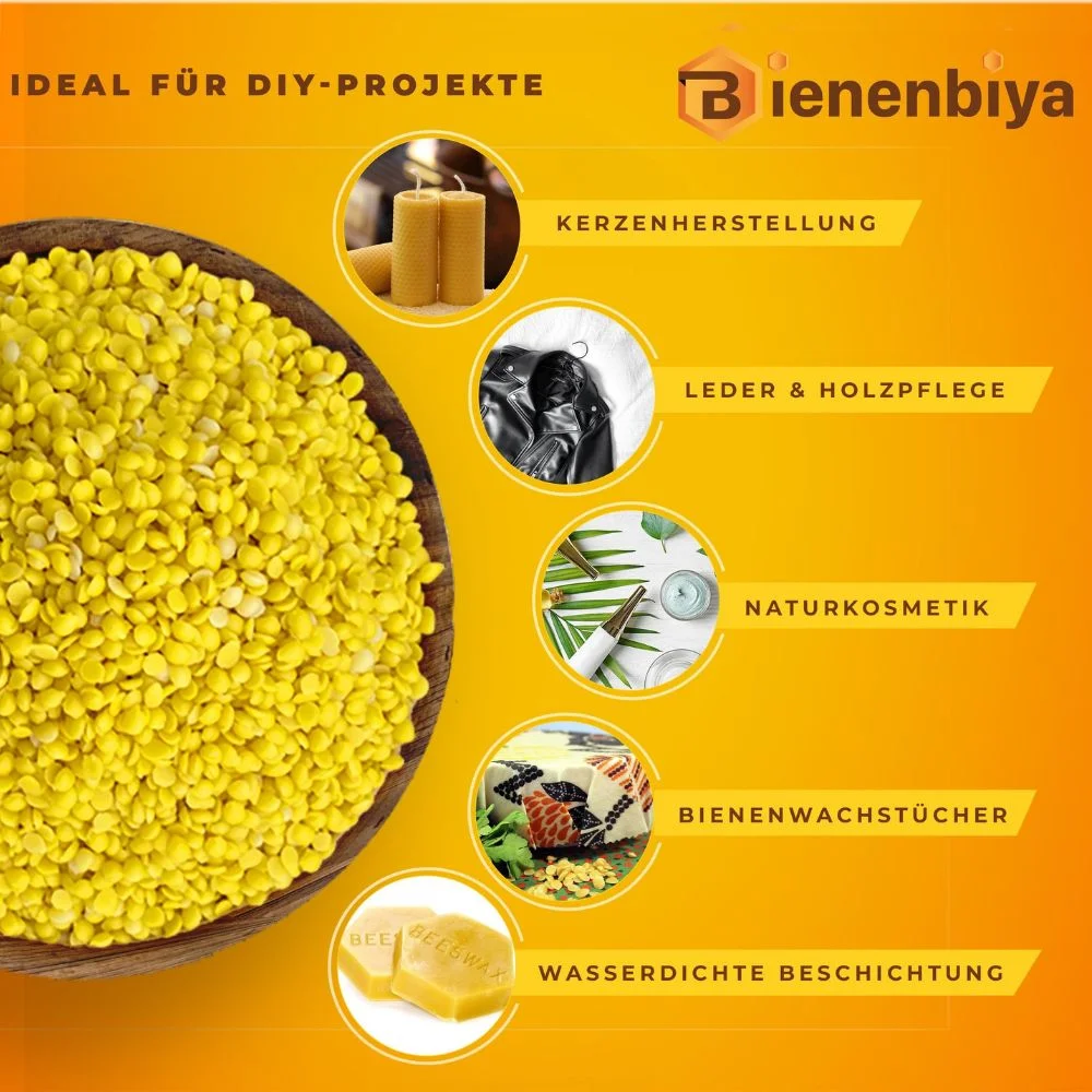 Bienenwachs-Pastillen, 200 g, 100 % Bienenwachs