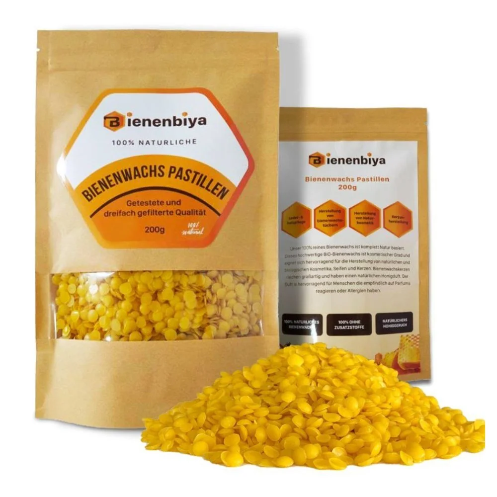 Bienenwachs-Pastillen, 200 g, 100 % Bienenwachs