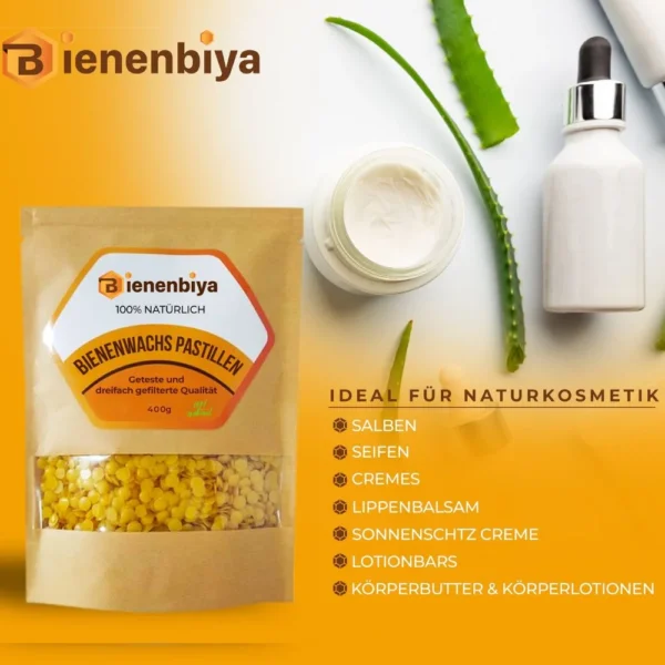 Beeswax Pellets, 400 g, 100% Beeswax