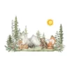 Woodland Animals Wall Stickers for Kids