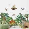 Dinosaur wall decal, wall sticker for children's room, removable dinosaur wall decal