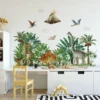 Dinosaur wall decal, wall sticker for children's room, removable dinosaur wall decal