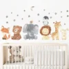 Wandsticker Tiere Wandsticker für Kinderzimmer Dekoration, Wandaufkleber