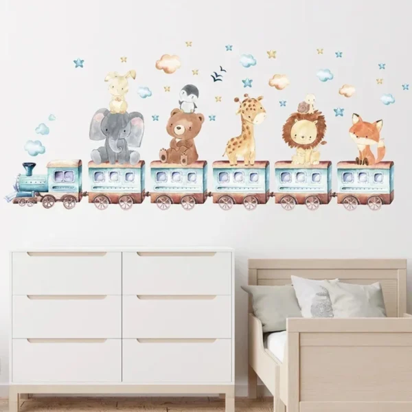 Wandsticker Tiere Wandsticker für Kinderzimmer Dekoration, Wandaufkleber
