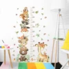 Height Chart Wall Stickers Animals