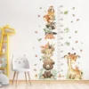 Height Chart Wall Stickers Animals
